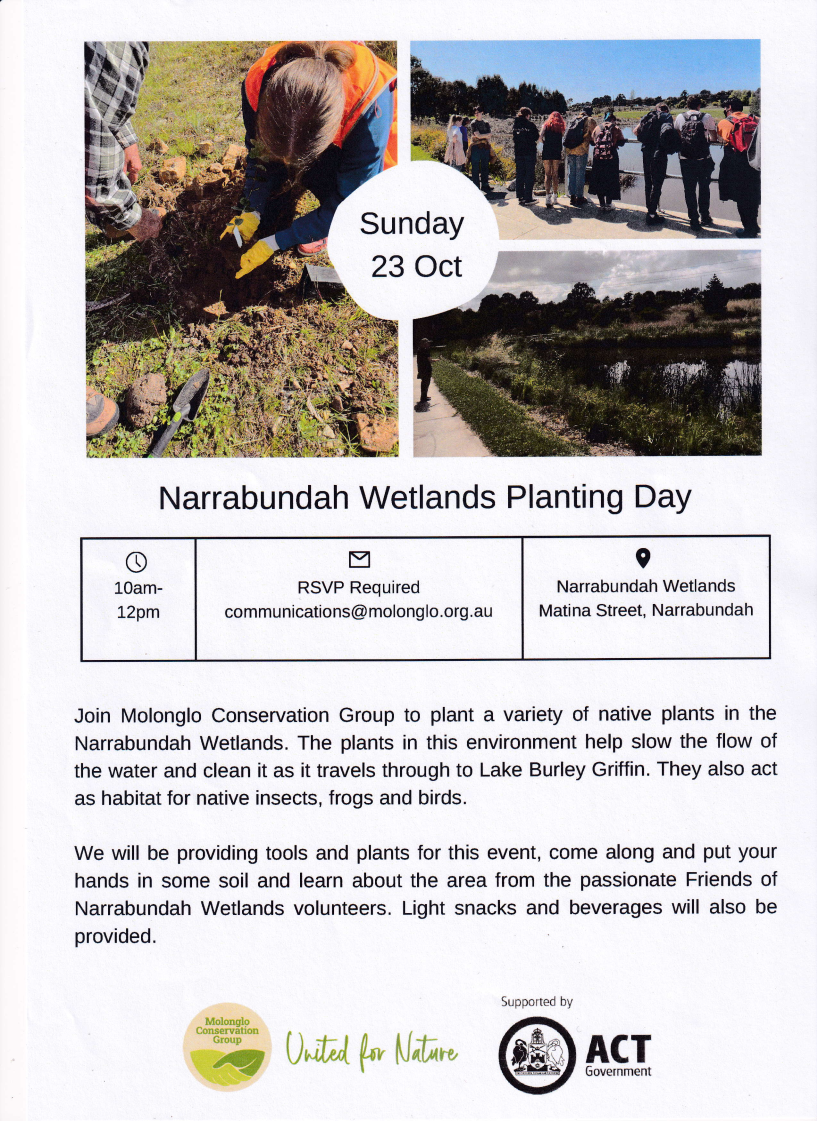 Narrabundah Wetlands Planting Day